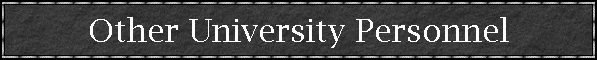 Other University Personnel